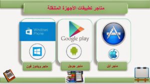 متاجر تطبيقات الاجهزة الذكية
